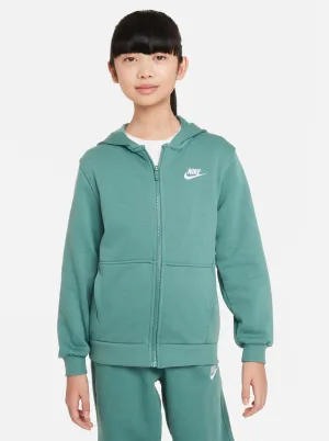 Four Way Stretch Flexible Layer Club Fleece French Terry Full-Zip Hoodie Youth