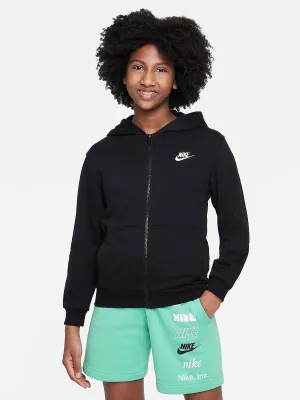 Club Fleece French Terry Hoodie Youth Sporty Design Water Resistant