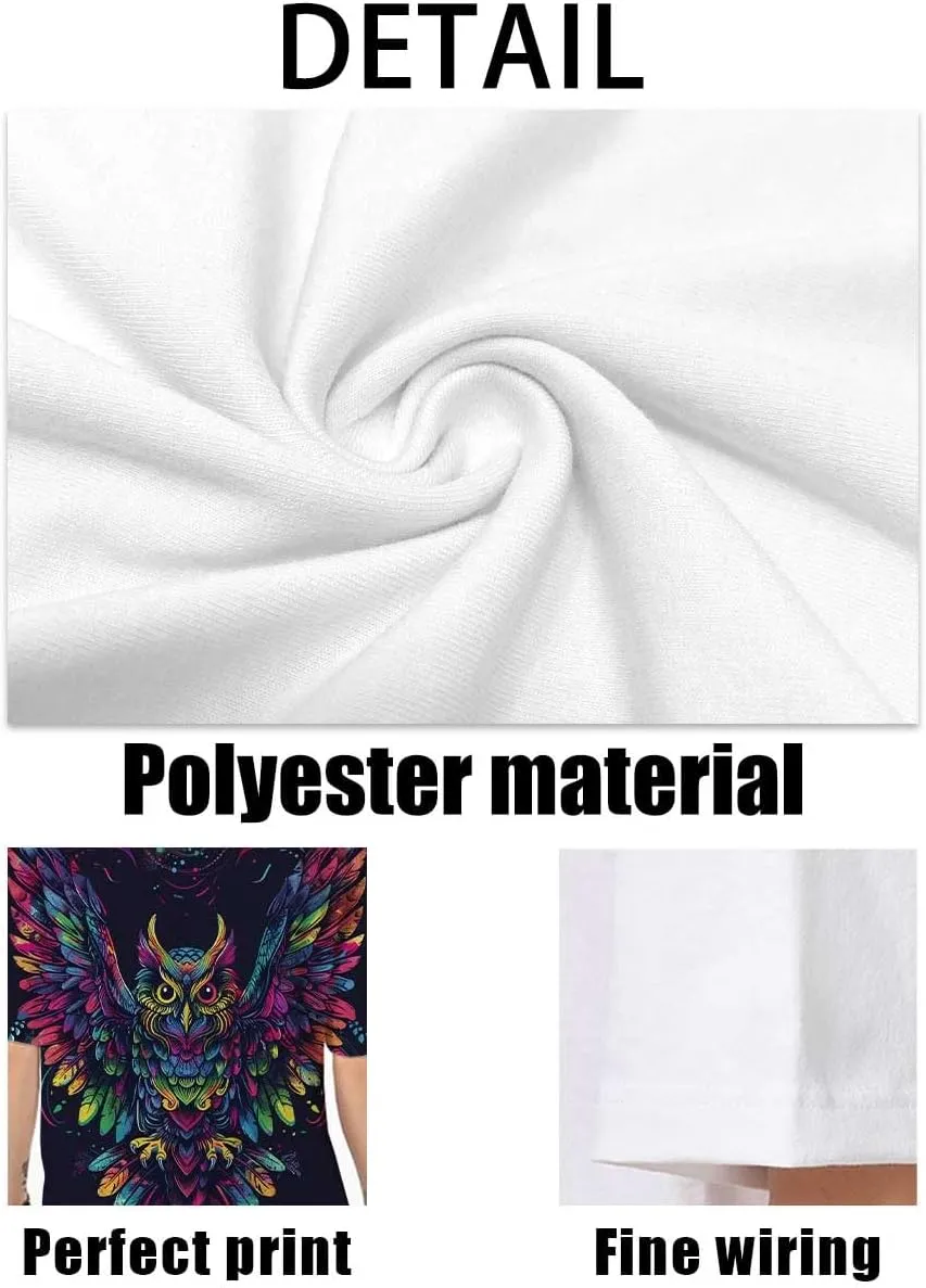 Cndiyike 3D Printed Graphic Short Sleeve T-Shirts for Men