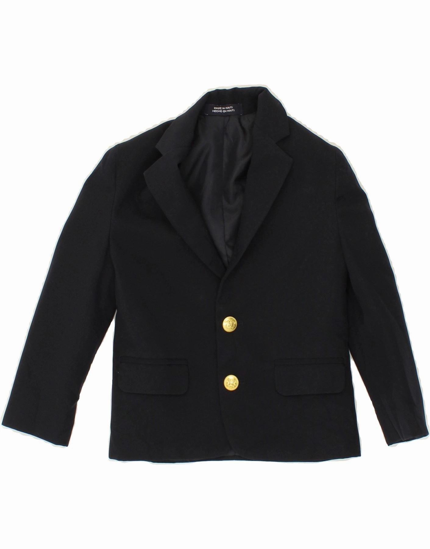 NAUTICA Boys 2 Button Blazer Jacket 2-3 Years Navy Blue Polyester Custom Camping Trip