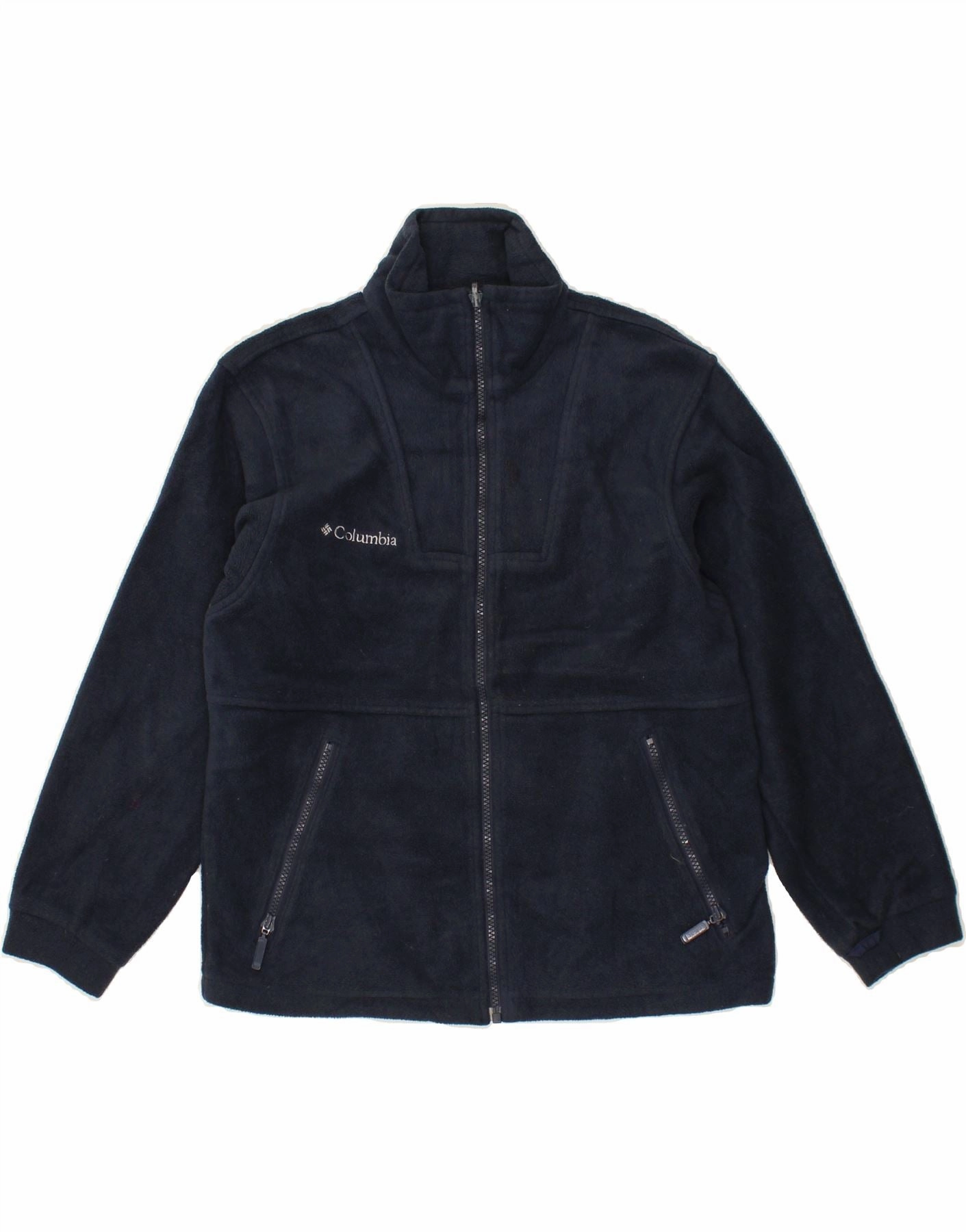 Keep insulated COLUMBIA Boys Fleece Jacket 14-15 Years XL Navy Blue