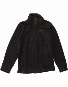 moonlight COLUMBIA Boys Fleece Jacket 7-8 Years Small Grey Polyester