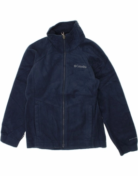 Nail-clipper COLUMBIA Boys Omni-Heat Fleece Jacket 6-7 Years XS Navy Blue Polyester