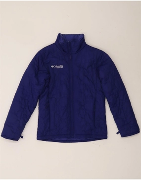Gel OversizedFit COLUMBIA Boys Padded Jacket 10-11 Years Blue Polyester