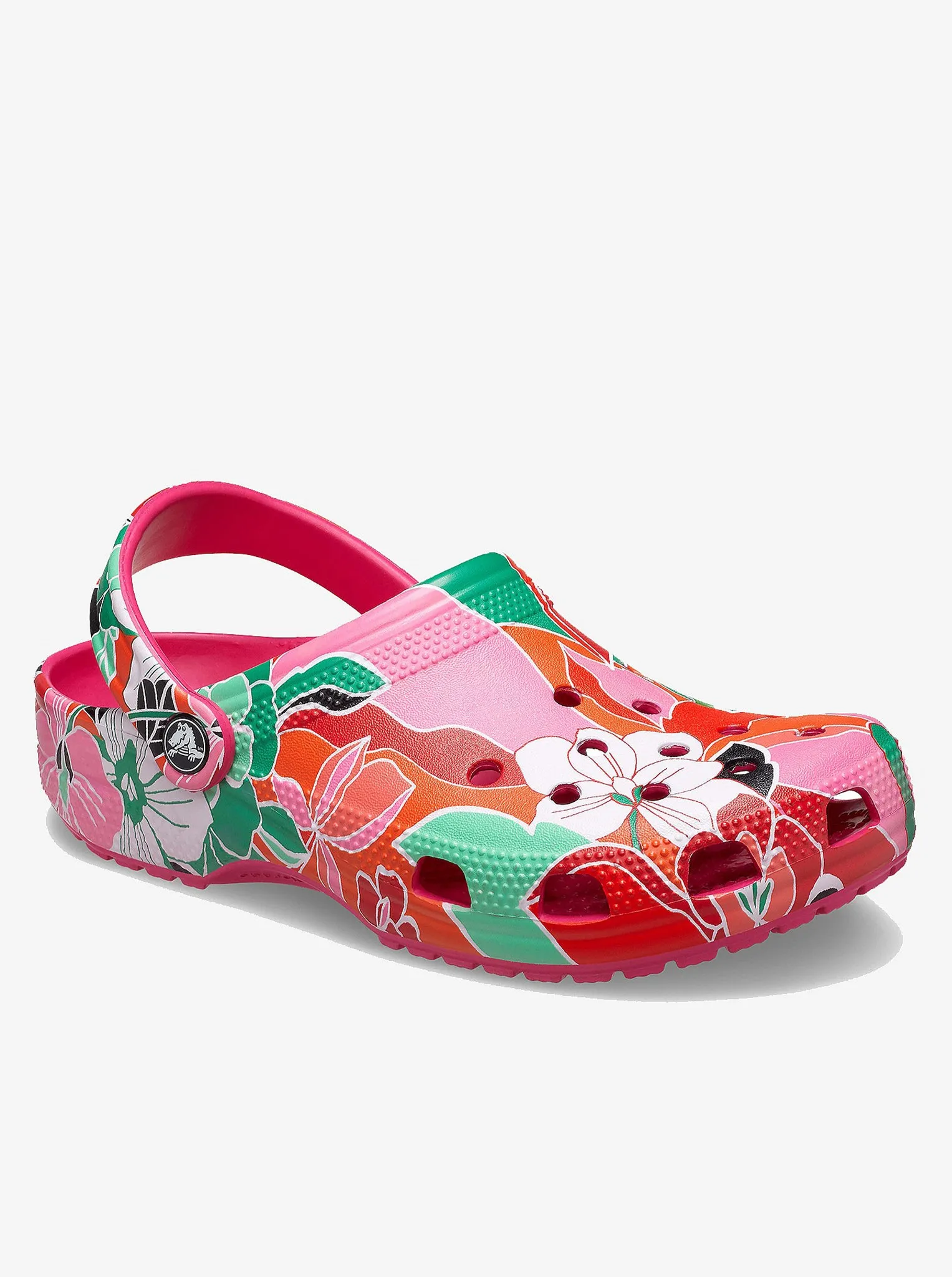 Relaxed Shoes Classic Clog Woodcut Floral Unisex