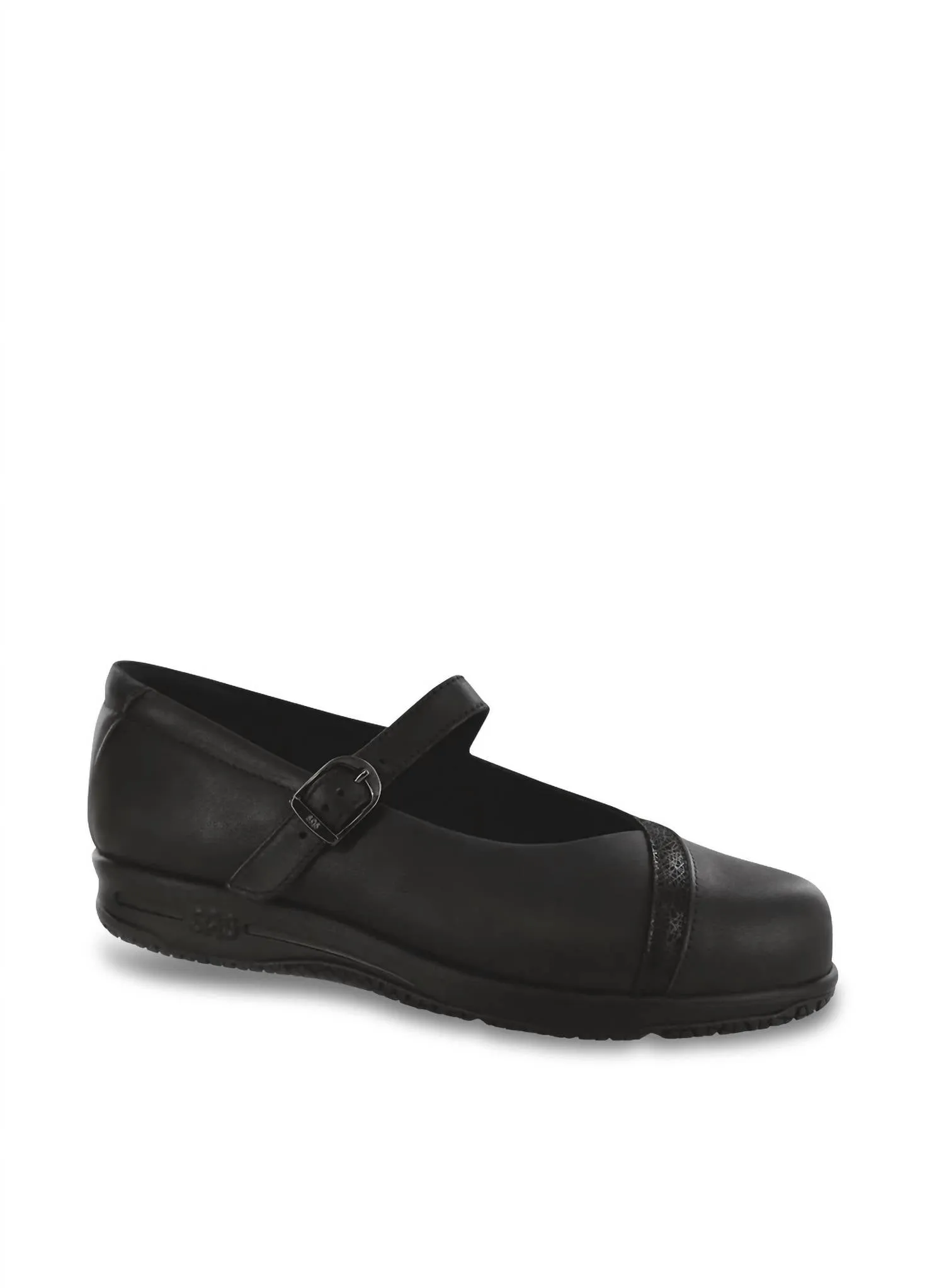 Clare Non Slip Loafer - Narrow In Black Power Step