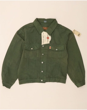 SISSY - BOY Boys Amsterdam Denim Jacket 14-15 Years Large Green Cotton special - occasion wear
