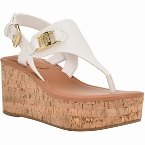 Comfortable Control Vani Womens Faux Leather Platform Wedge Sandals