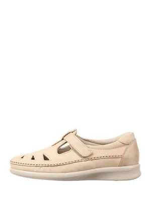 Women's Roamer Loafer - Medium Width In Linen Stylish Slip-on Shoes Firm Safe