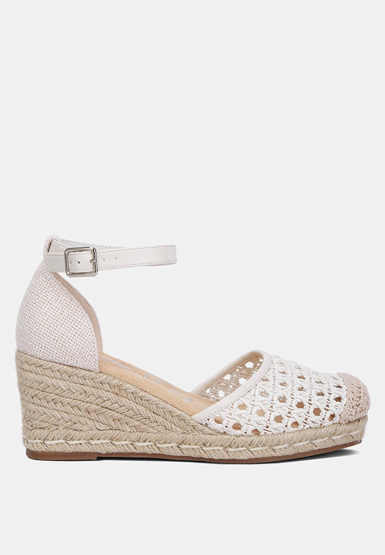 mason pin buckle wedge heel espradilles Low Arch Hard Base