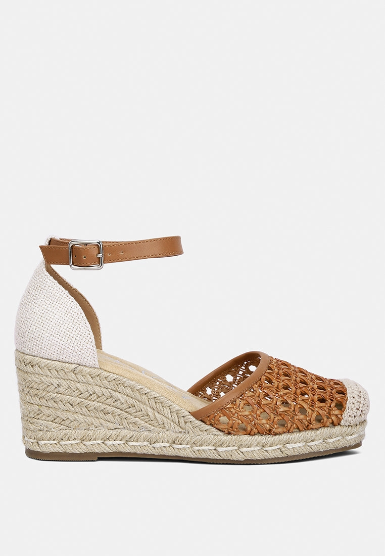 Grip Safe Light Pace mason pin buckle wedge heel espradilles