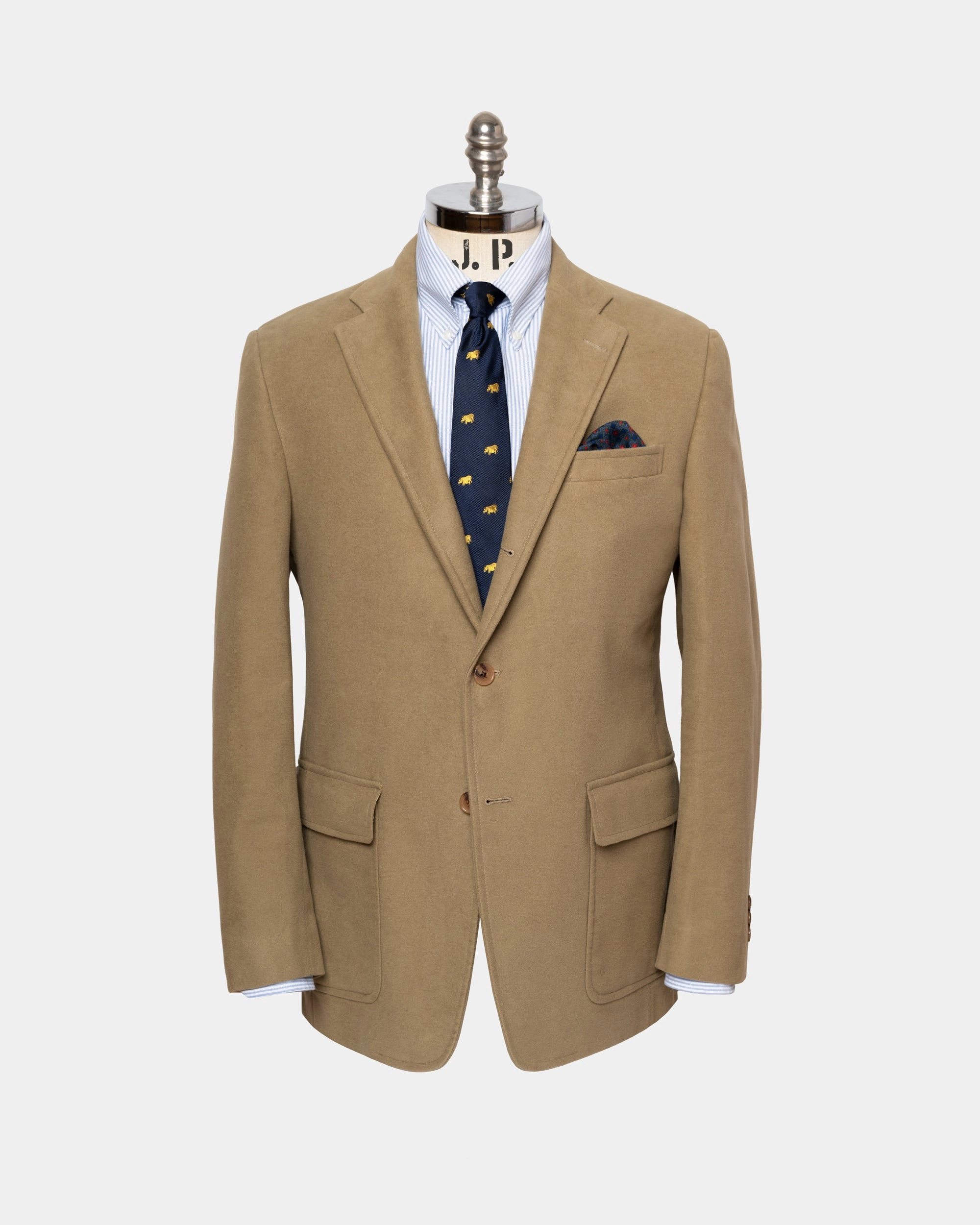Business Attire Wear Made-in-USA Cotton Lovat Moleskin Sport Coat