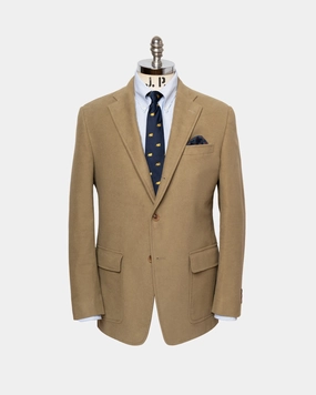 Business Attire Wear Made-in-USA Cotton Lovat Moleskin Sport Coat