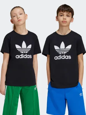 Basic Comfort Tagless Neckline Trefoil Tee Youth