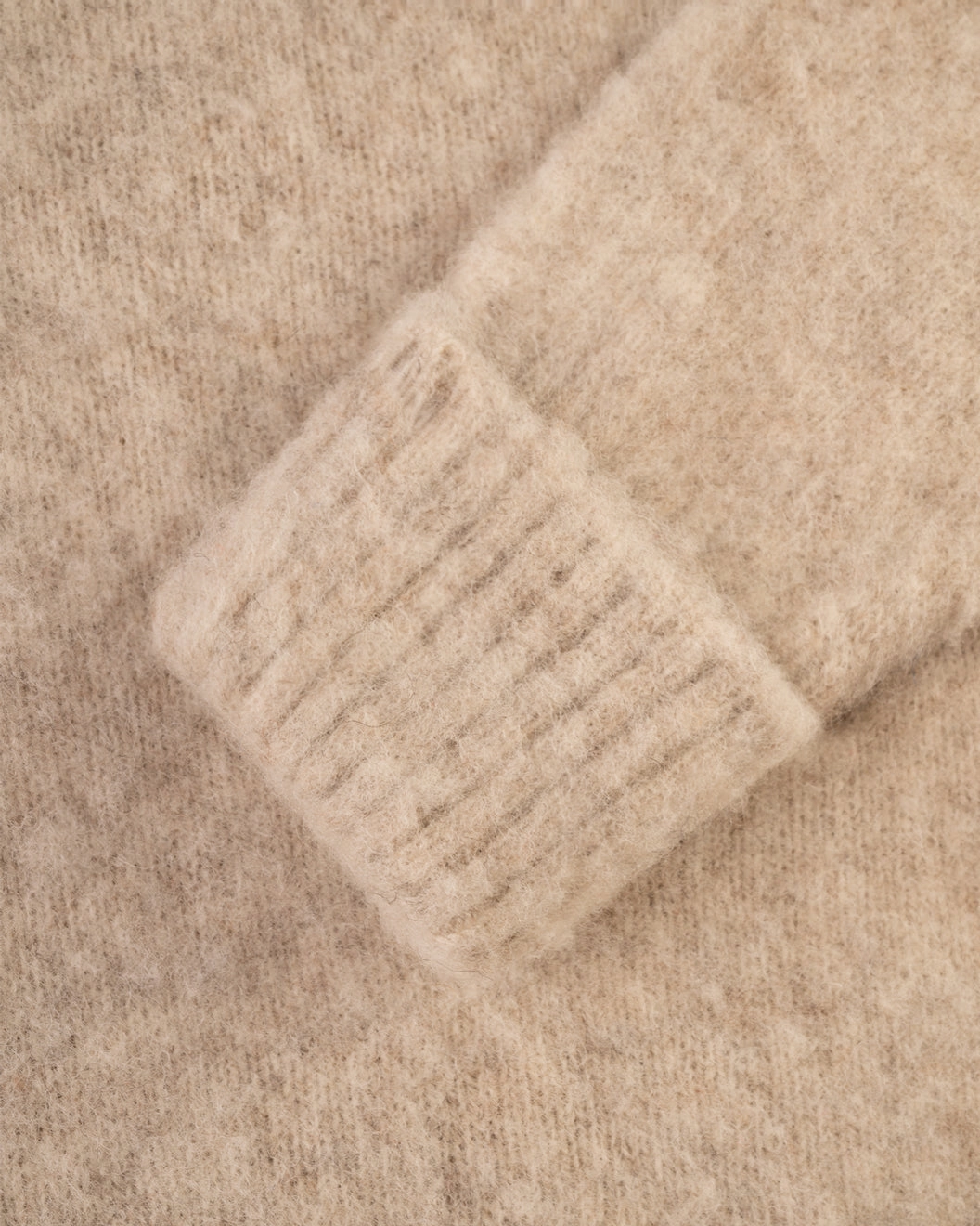 Essential Layer Made-in-Scotland Ivory Shaggy Dog Sweater - Classic Fit