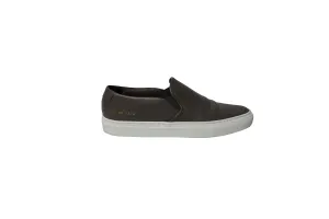 Evening Glow Common Projects Tournament Slip-On Sneakers in Grey Leather
