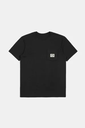 Woodburn S/S Tailored Pocket T-Shirt - Black Beach Wear Modern Simplicity