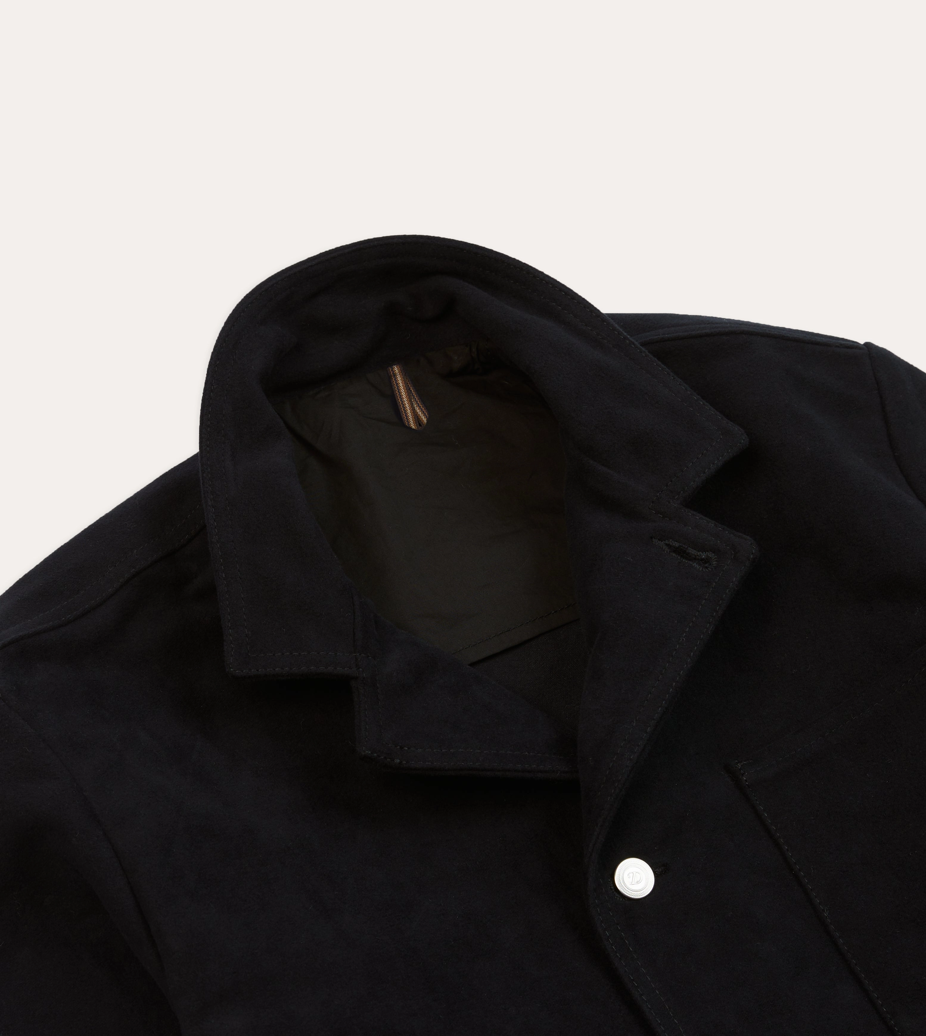 Dark Navy Moleskin Utility Jacket Mix - and - Match