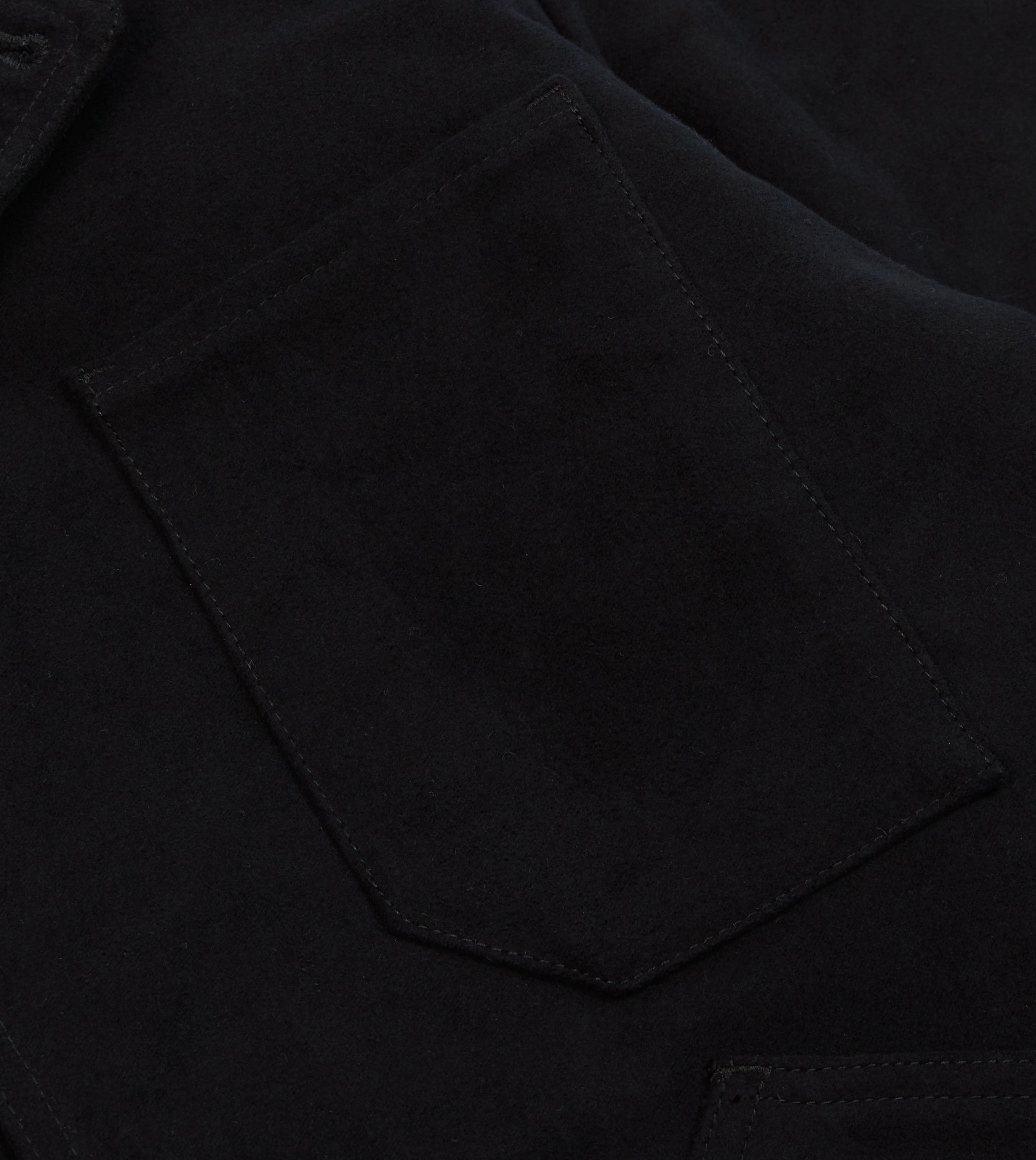 Dark Navy Moleskin Utility Jacket Crush