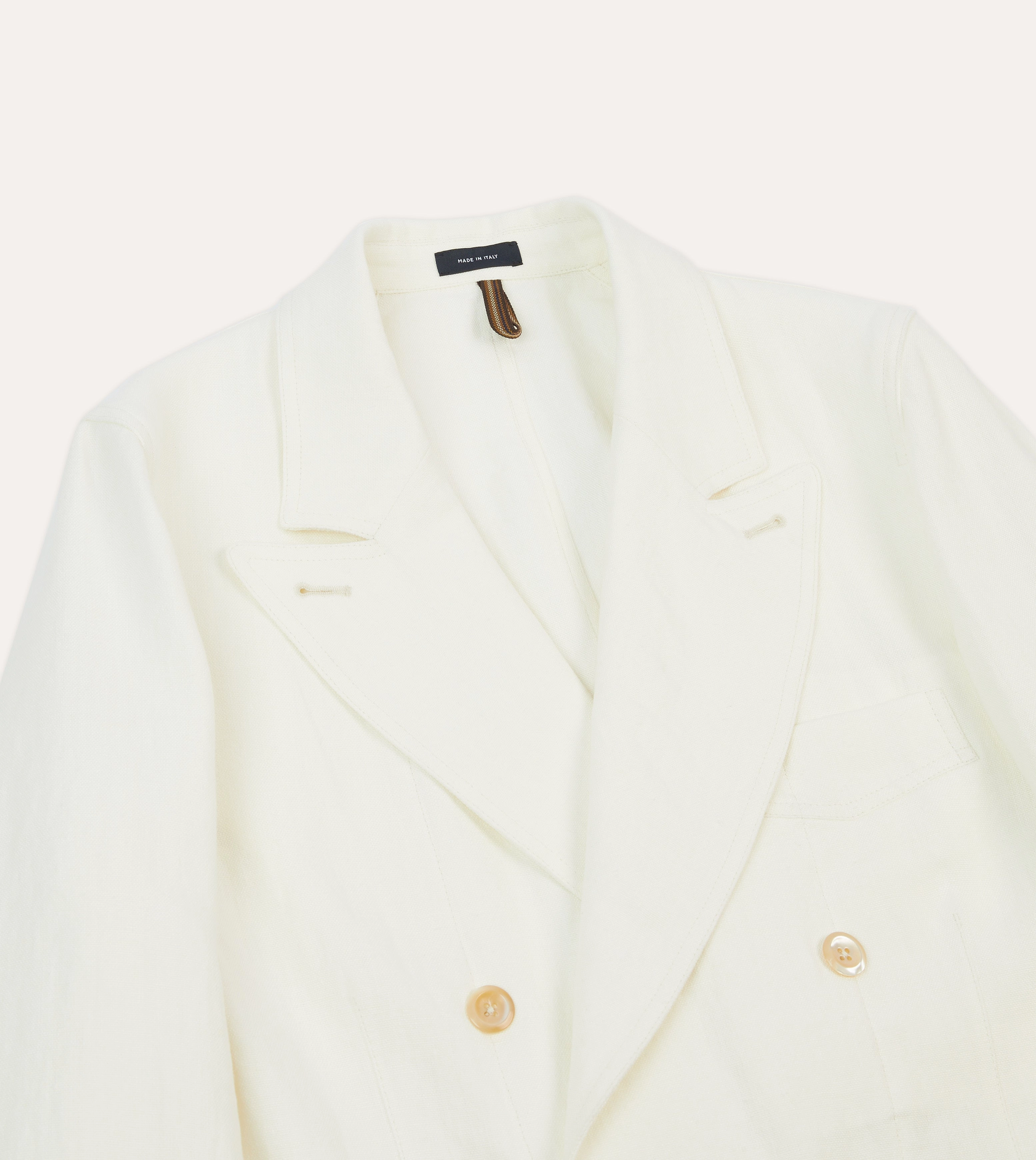 Comfortable Precision Smart and Tailored Ecru Canepa Games Blazer Mk. III