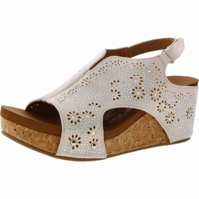 Starry Nights Wedge In Cream Flexible frame Posture aid