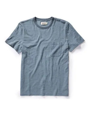Comfortable apparel The Organic Cotton Tee in Washed Indigo