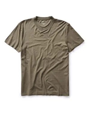 The Cotton Hemp Tee in Olive Fresh and Cool