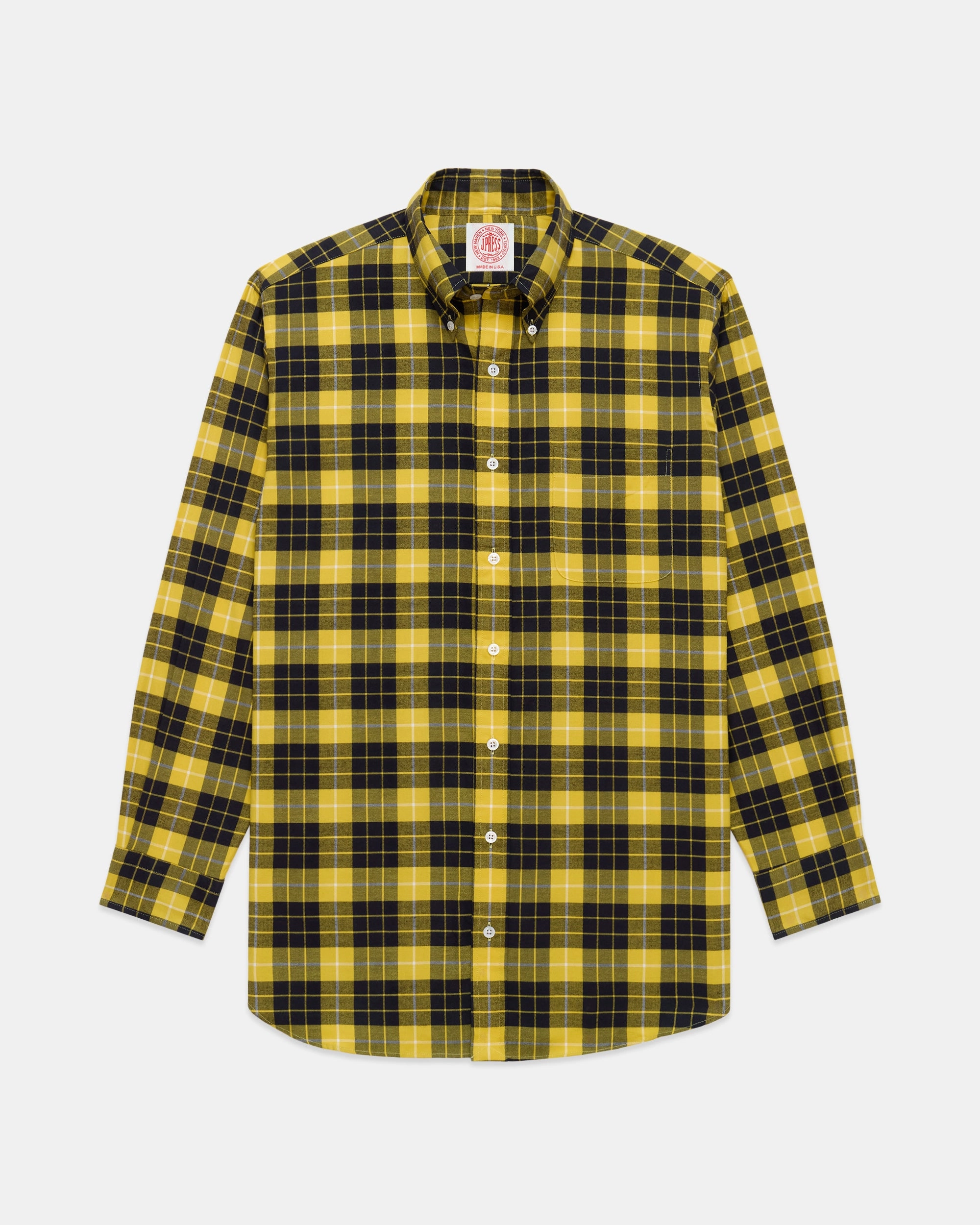 Breathable back panel Made-in-USA MacLeod Dress Variant Tartan Flannel Sport Shirt - Classic Fit