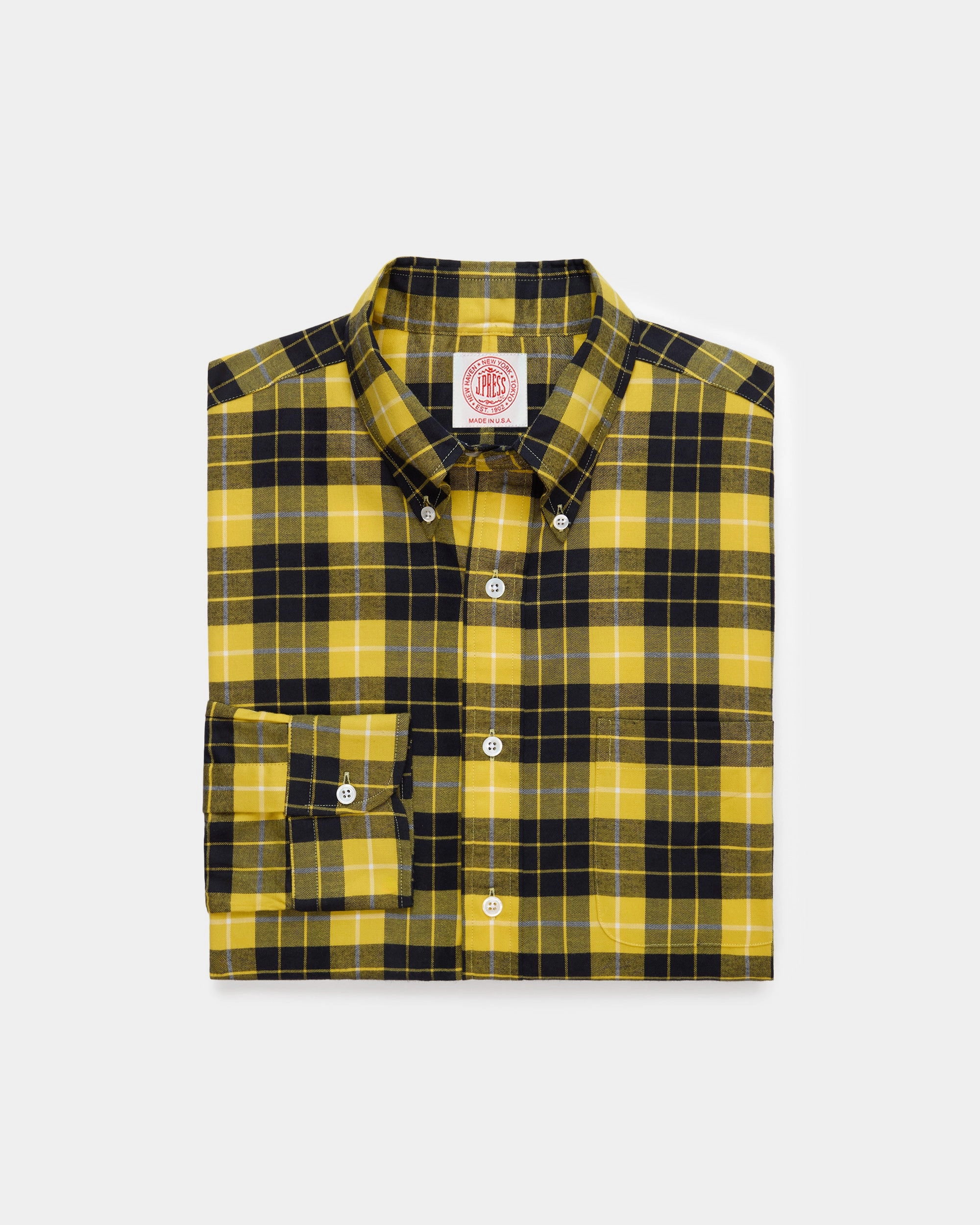 Layered Design Made-in-USA MacLeod Dress Variant Tartan Flannel Sport Shirt - Classic Fit