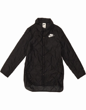 Dynamic Feel Urban Trek NIKE Boys Therma-Fit Quilted Jacket 8-9 Years Small  Black Polyester