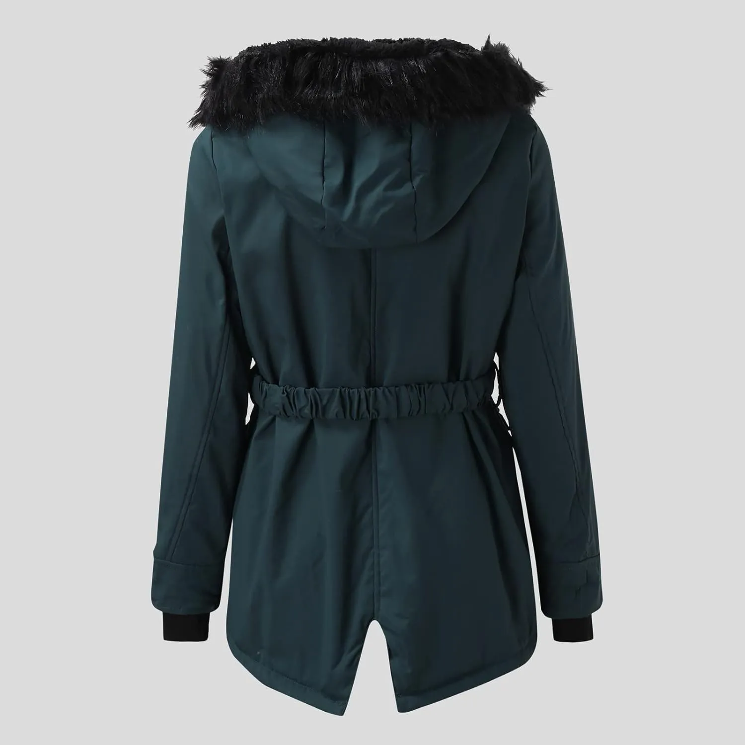 cooki Women's Winter Coat Hooded Parka Coat Warm Fleece Lined Winter Coats With Pockets Thicken Quilted Puffer Down Jacket
