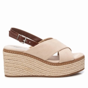 Women's Crossed Espadrille Sandals Refresh By Xti Stable base