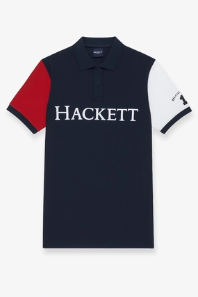 Breathable knit Holiday Style Trend Hackett Of London Premium Men Polo