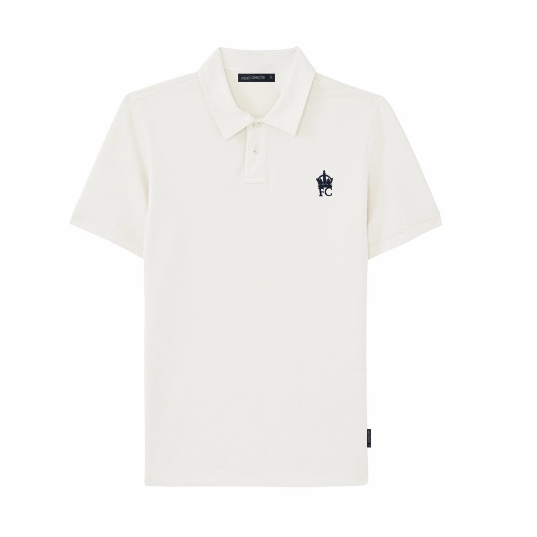 Soft Fit Wear French Connection White Men  Polo