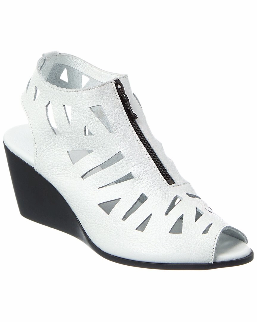 Silver Sole Arche Eggaya Leather Wedge Sandal