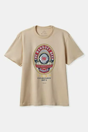 Thermoregulating Fabric Coors Start Your Legacy Banquet S/S Standard T-Shirt - Cream