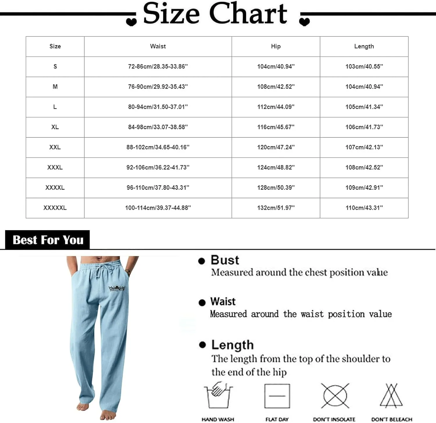 Cotton Linen Casual Pants for Men Funny Ghost Graphic Halloween Trousers Elasitc Waist Drawstring Loose Linen Trouser