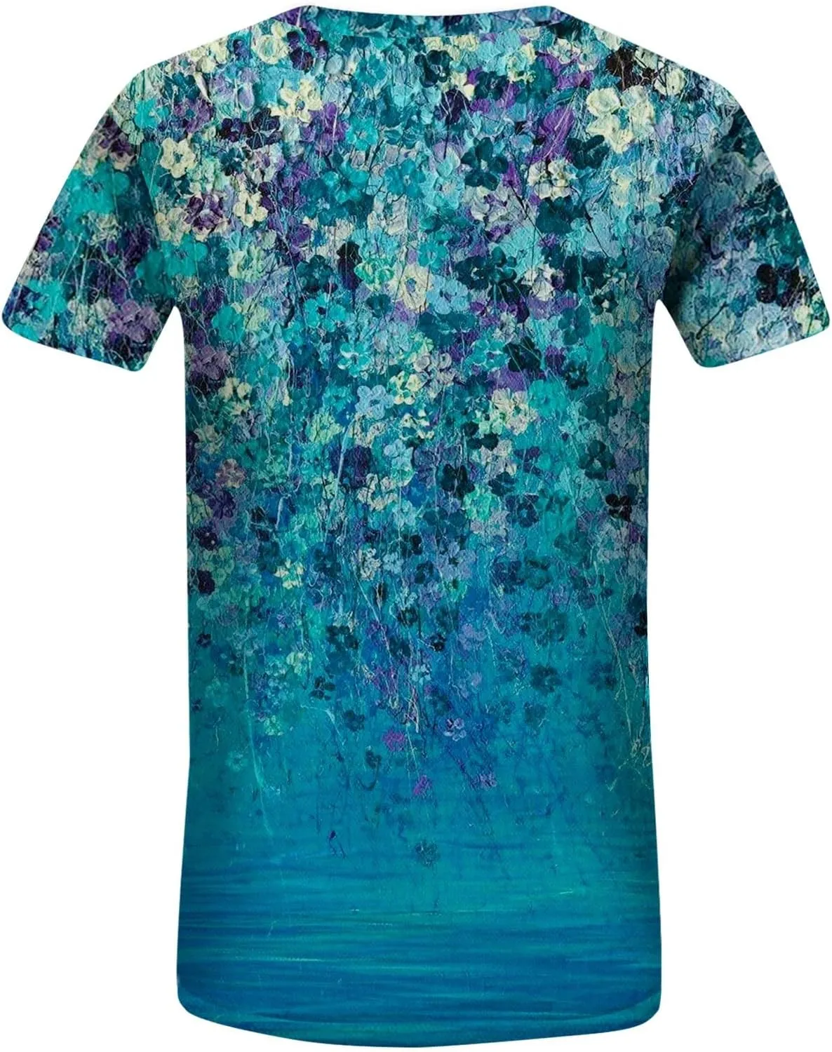 Cotton T Shirts for Women Loose Fit Short Sleeve Vneck T Shirts Loose Fit Summer Graphic Tees Vintage Tie Dye Hiking