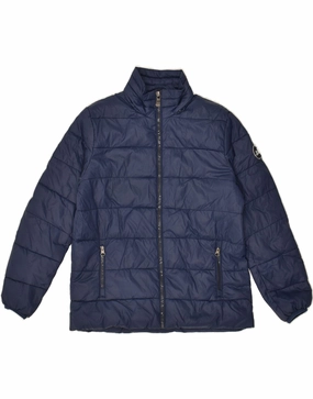 Slim Silhouette BEST COMPANY Boys Padded Jacket 9-10 Years Navy Blue Nylon