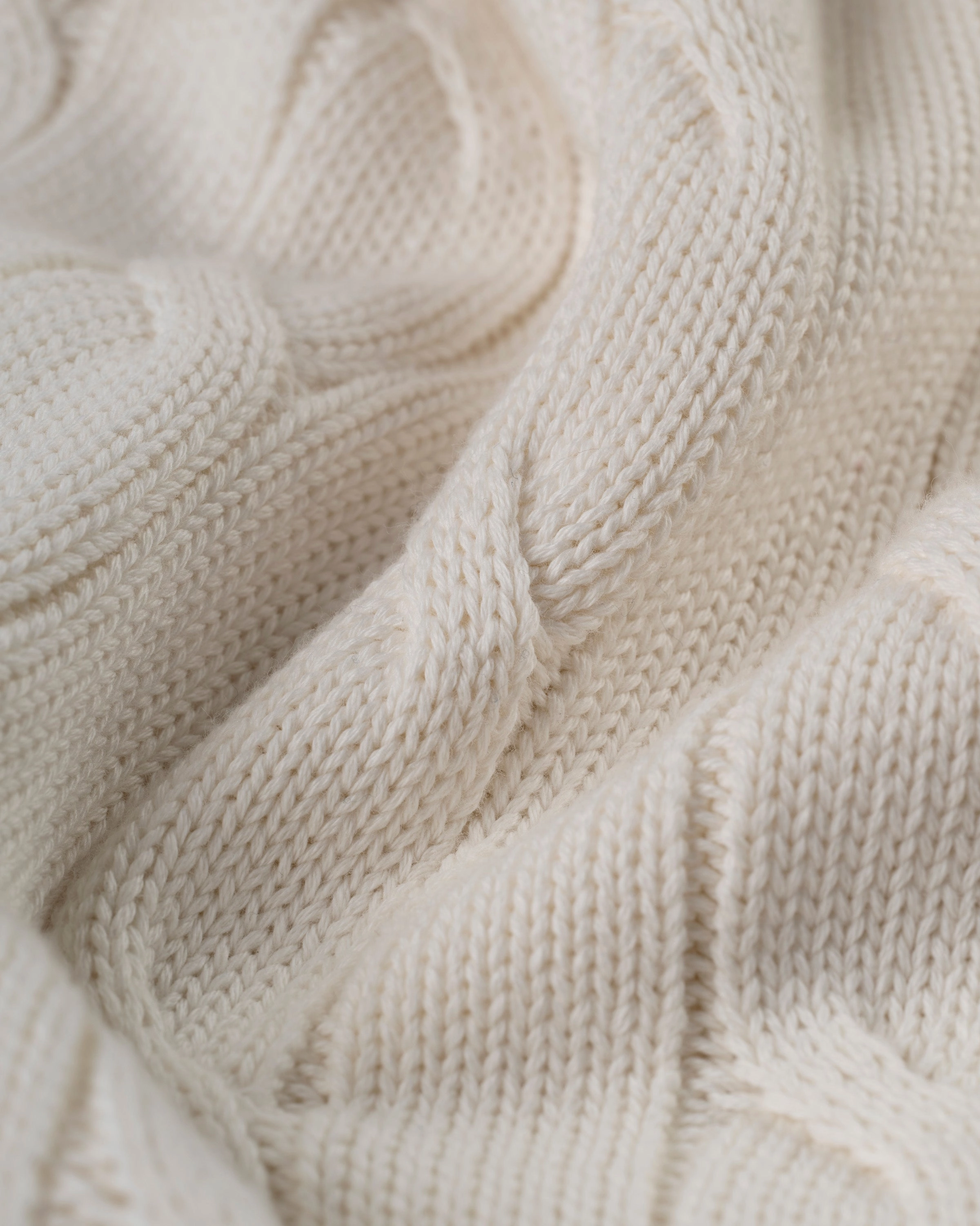 Winter Ready Look Breathable Layer Cotton Cableknit Cricket Sweater - Trim Fit