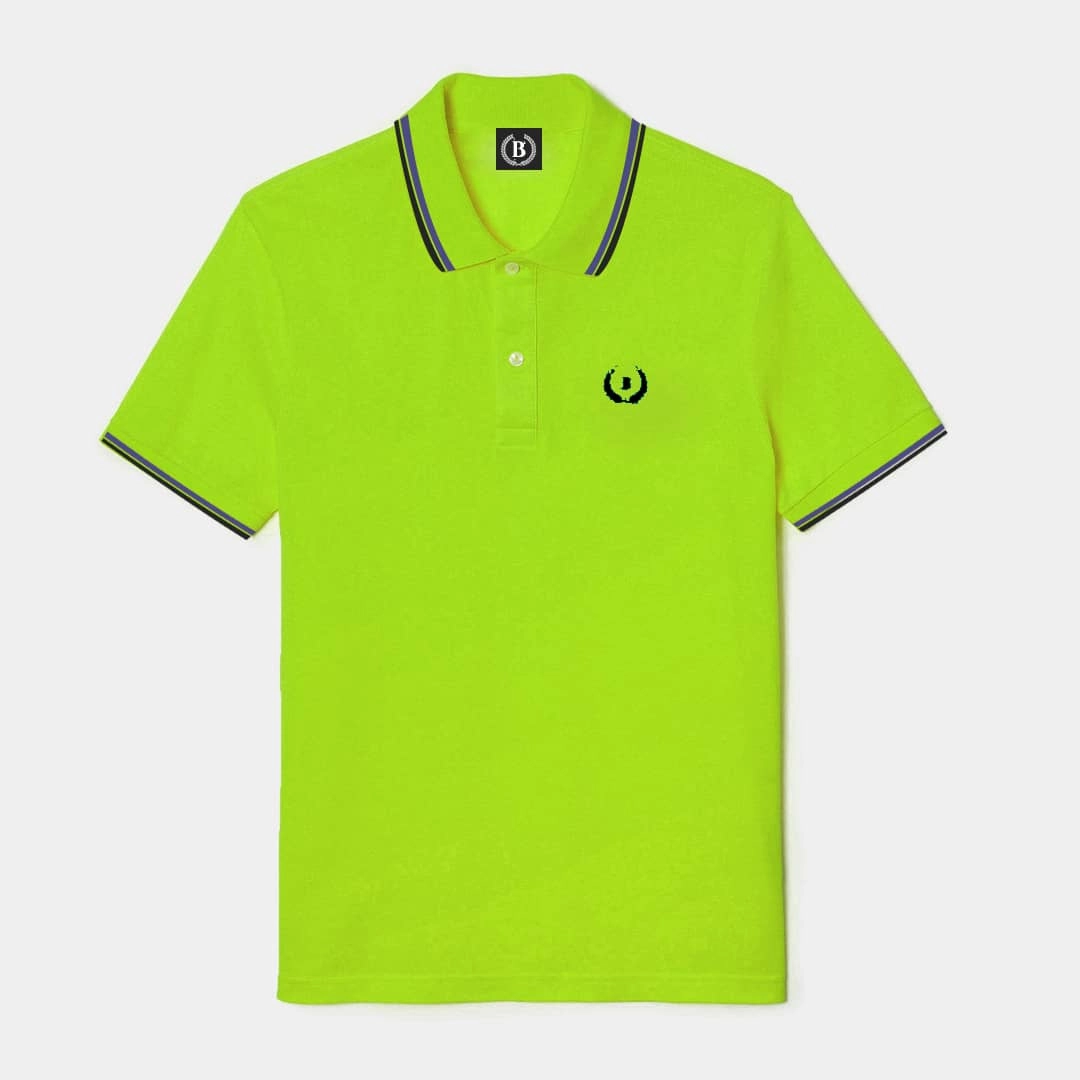 Beboard Lemon Green Men Polo Comfy Pieces Easygoing Wear