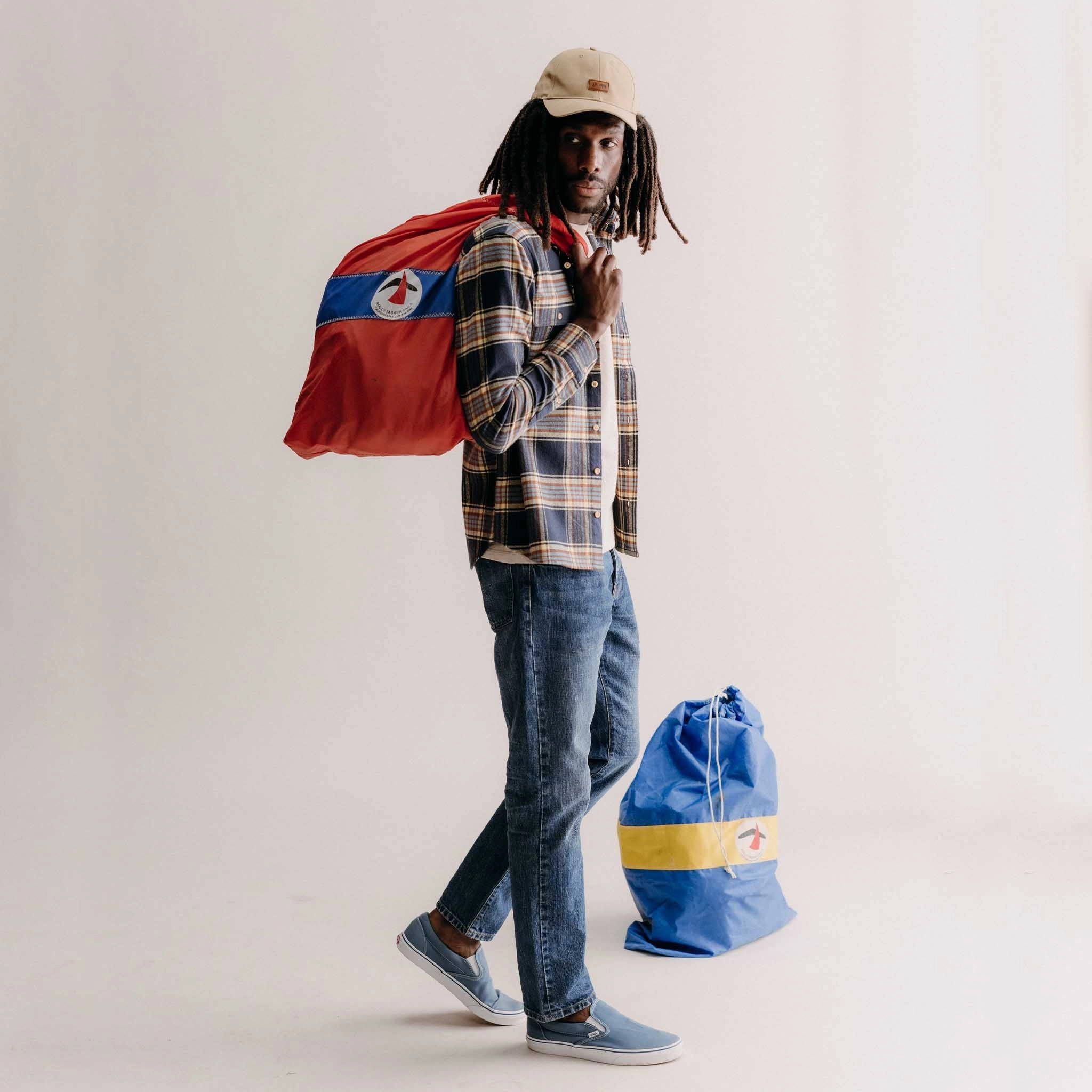 The Democratic Jean in Mid Wash Organic Selvedge Sporty Touch