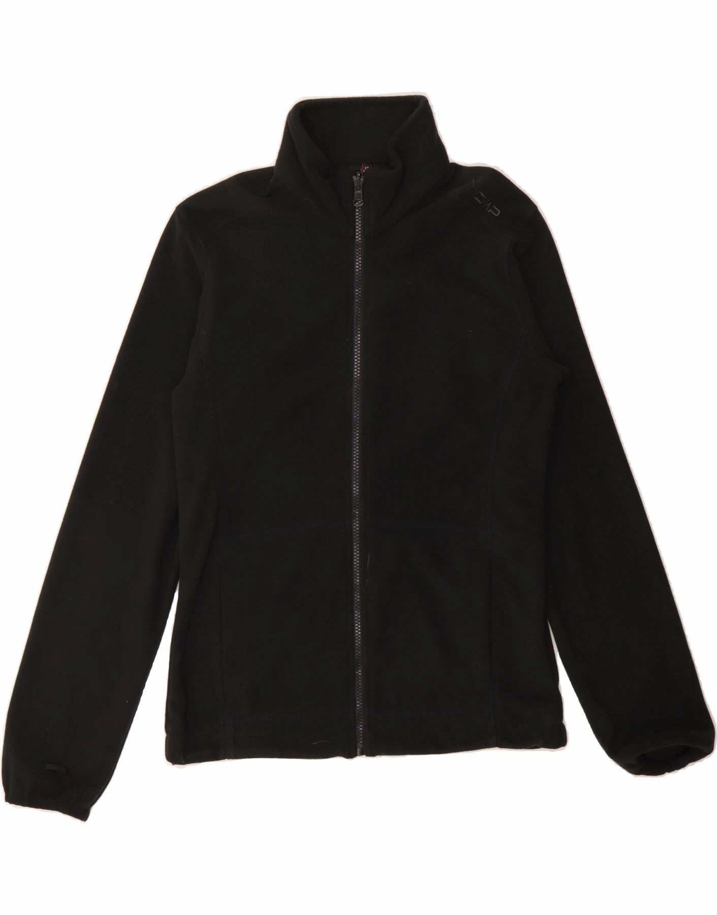 CMP Boys Fleece Jacket 15-16 Years Black Polyester Light Rain Durable Build