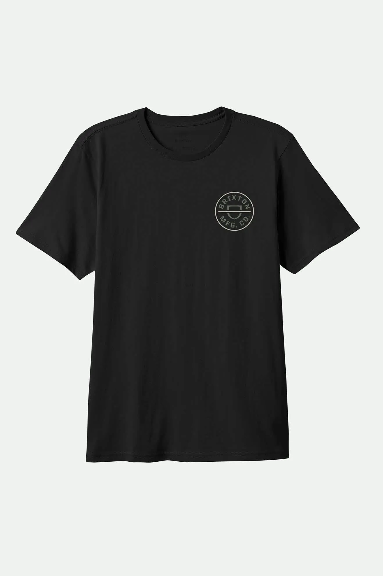 Crest II S/S Standard T-Shirt - Black/Dark Sage/Warm Grey Everyday Look Wear Comfy Essentials Wear