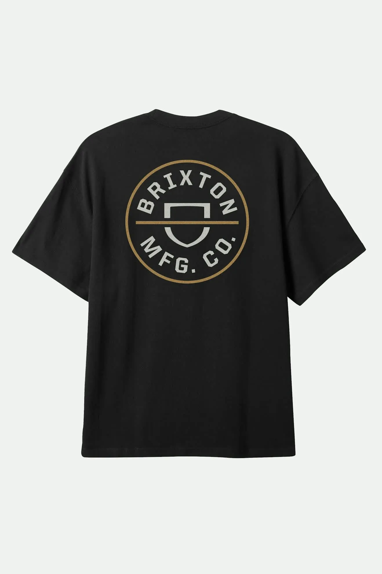 light layering Unisex versatility Crest II S/S Standard T-Shirt - Black/Off White/Copper