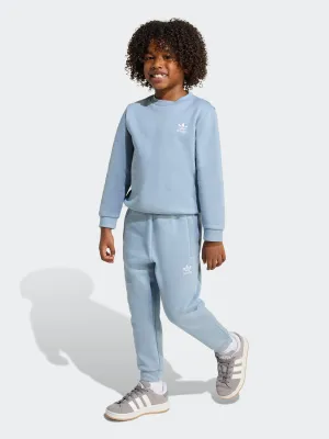 Crew Set Kids Drop Shoulder Construction