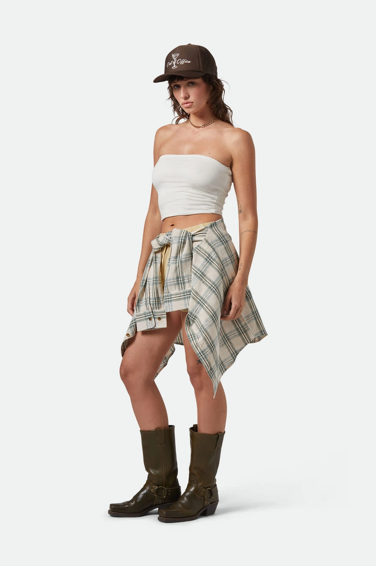 Crinkle Tube Top - Off White Easy Wear Style