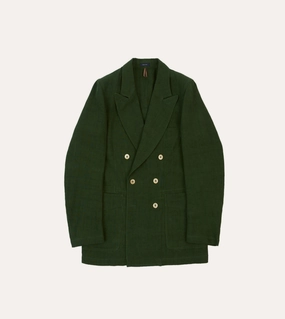 Dapper Tailored Look Timeless Layering Green Linen Games Blazer Mk. III