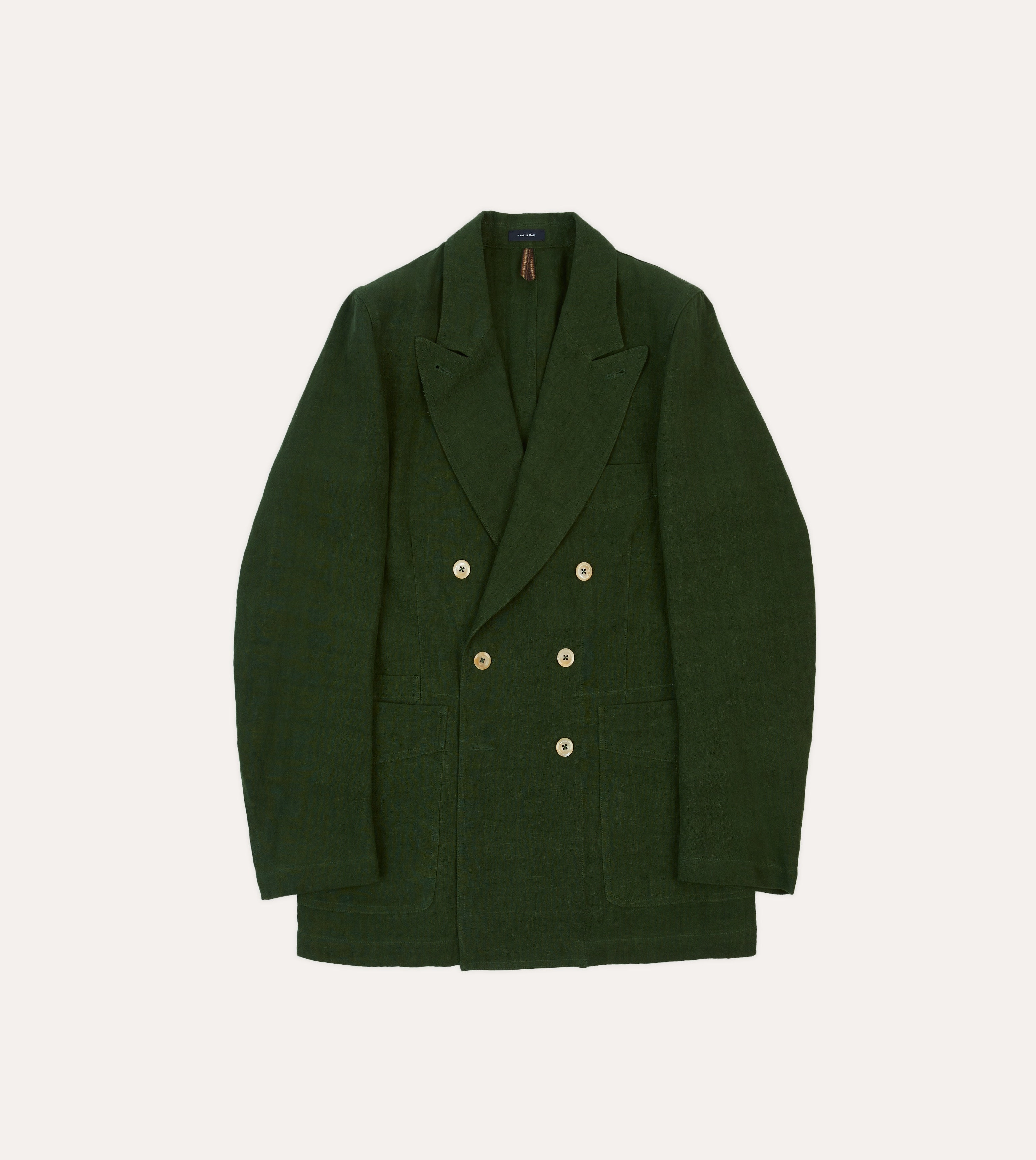 Dapper Tailored Look Timeless Layering Green Linen Games Blazer Mk. III