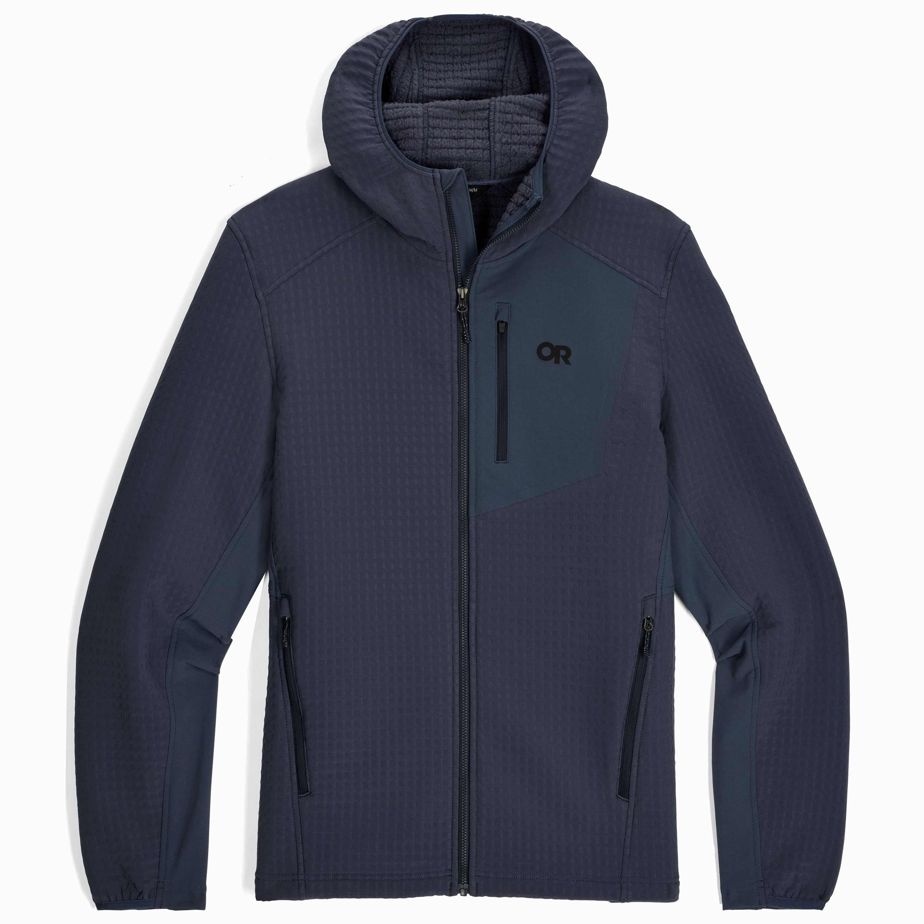 Multipanel Construction OversizedFit Men's Vigor Plus Fleece Hoodie